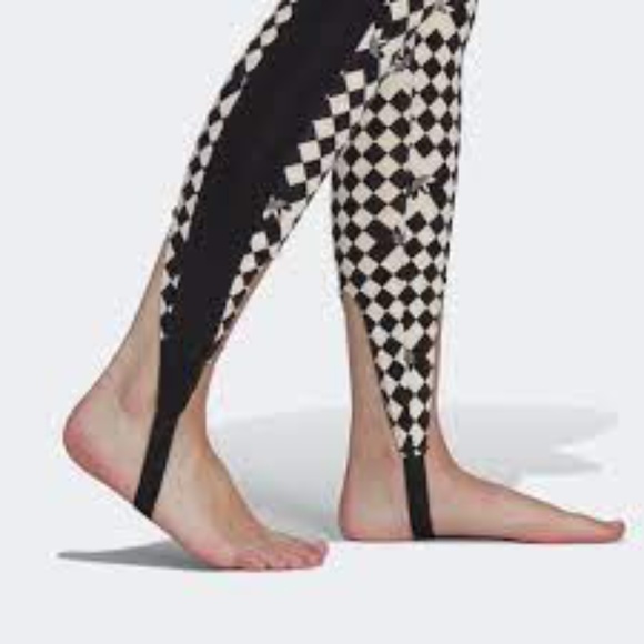 Brand new Adidas Ski Chic Allover Print Stirrup Tights - Picture 8 of 10